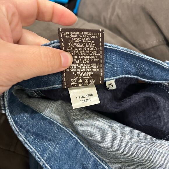 7 For all Mankind Low Rise DOJO Flare Jeans Size 29 - Picture 9 of 9